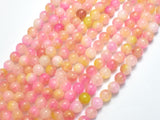 Jade - Pink & Yellow, 6mm Round-BeadBeyond