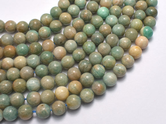 Amazonite Beads, 8mm Round-BeadBeyond