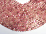 Rhodonite, 6mm Heart Beads-BeadBeyond
