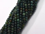 Moss Agate Beads, 4mm (4.5mm) Round Beads-BeadBeyond