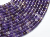 Amethyst, Approx. 2x4mm, Heishi Disc-BeadBeyond