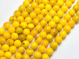 Jade - Yellow, 8mm Round-BeadBeyond