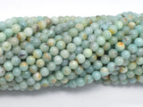 Amazonite Beads, 4mm (4.3mm) Round Beads, 15 Inch-BeadBeyond