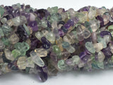 Fluorite Beads, Rainbow Fluorite, 4-10mm Chips Beads-BeadBeyond
