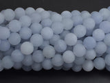Matte Jade - Light Blue, 8mm Round-BeadBeyond