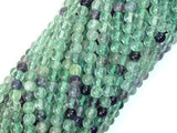 Fluorite Beads, Rainbow Fluorite, 4mm Round Beads-BeadBeyond