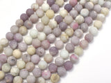 Matte Lilac Jasper Beads, Pink Tourmaline Beads, 8mm (8.6mm)