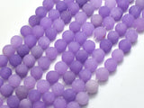 Matte Jade - Lavender, 8mm Round-BeadBeyond