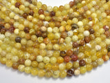 Yellow Opal, 8mm (8.5mm) Round-BeadBeyond