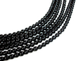 Jet Gemstone Beads, Round, 6mm-BeadBeyond