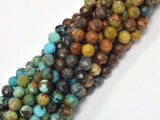 Natural Turquoise, 3mm (3.2mm), Micro Faceted Round-BeadBeyond