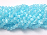 Selenite - Blue, 6mm (6.5mm) Round-BeadBeyond