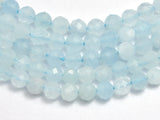 Aquamarine Beads, 3.8mm Micro Faceted-BeadBeyond