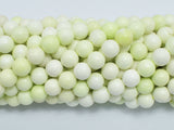 Lemon Chrysoprase Beads, Round, 8mm-BeadBeyond