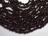 Red Garnet, 4mm - 10mm Pebble Chips Beads-BeadBeyond