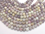 Matte Lilac Jasper Beads, Pink Tourmaline Beads, 8mm (8.6mm)