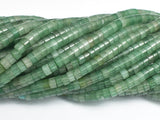 Green Aventurine, 2x4mm, Heishi Disc-BeadBeyond