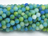 Matte Jade - Green & Blue, 6mm Round-BeadBeyond