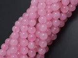 Rose Quartz Beads, 8mm Round Beads-BeadBeyond