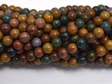Ocean Jasper, 6mm (6.7mm), Round-BeadBeyond