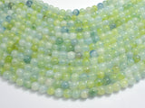 Jade - Light Green & Blue 6mm Round-BeadBeyond