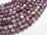 Purple Mica, 8mm Round-BeadBeyond