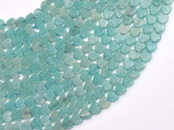 Amazonite, 4mm Heart-BeadBeyond