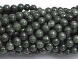 Natural Mocui Jade, 6mm Round-BeadBeyond