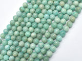 Russian Amazonite Beads, 6mm (6.8mm) Round-BeadBeyond
