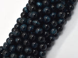 Blue Tiger Eye, 8mm (8.5mm) Round Beads-BeadBeyond
