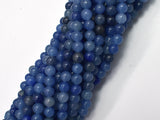 Blue Aventurine, 4mm (4.8mm) Round Beads-BeadBeyond