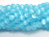 Selenite - Blue, 8mm (8.5mm) Round-BeadBeyond