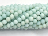 Matte Amazonite Beads, 6mm Round Beads-BeadBeyond