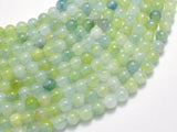 Jade - Light Green & Blue 6mm Round-BeadBeyond