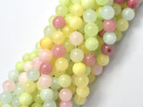 Jade - Multi Color, 8mm (8.5mm) Round-BeadBeyond