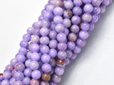 Jade - Purple, 4mm Round-BeadBeyond