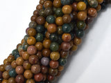 Ocean Jasper, 6mm (6.7mm), Round-BeadBeyond