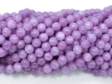 Malaysia Jade Beads- Lilac, 6mm (6.4mm) Round Beads-Gems: Round & Faceted-BeadBeyond