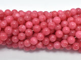 Jade Beads-Pink, 8mm Round Beads-Gems: Round & Faceted-BeadBeyond