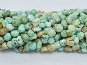 Natural Peru Turquoise Beads, 5x7mm, Nugget Beads-BeadBeyond