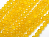 Jade Beads-Yellow, 6mm (6.3mm) Round Beads-Gems: Round & Faceted-BeadBeyond
