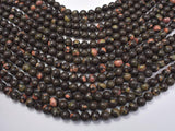 Plum Blossom Jade Beads, 8mm (8.7mm) Round-Gems: Round & Faceted-BeadBeyond