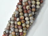 Mexican Crazy Lace Agate Beads, 6mm Round Beads-Gems: Round & Faceted-BeadBeyond