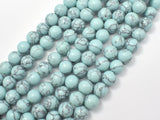 Turquoise Howlite-Light Blue, 10mm Round Beads-Gems: Round & Faceted-BeadBeyond