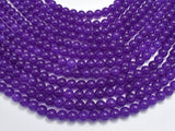 Jade - Purple, 8mm (8.4mm) Round-Gems: Round & Faceted-BeadBeyond