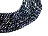 Blue Goldstone Beads, 8mm (7.8mm) Round Beads-Gems: Round & Faceted-BeadBeyond
