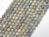 Mystic Coated Labradorite, 6mm Faceted Round, AB Coated-BeadBeyond