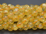 Citrine Beads, 10mm(10.5mm) Round Beads,-Gems: Round & Faceted-BeadBeyond