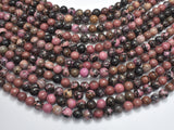 Rhodonite, Round beads, 8mm (8.5mm)-BeadBeyond