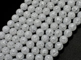 Crackle Clear Quartz Beads, 8mmRound Beads-Gems: Round & Faceted-BeadBeyond